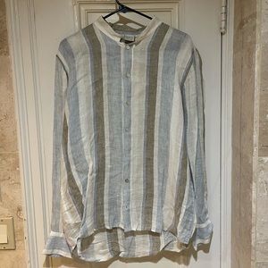 Martina Vidal Linen Dress Shirt